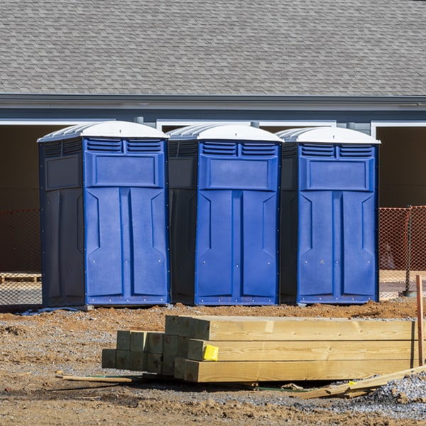 do you offer hand sanitizer dispensers inside the porta potties in White Rock